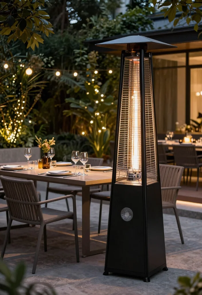 13 Sleek Modern Patio Heater Styles for Contemporary Yards 2 13 Sleek Modern Patio Heater Styles for Contemporary Yards 2. The Sleek Propane Patio Heater 0