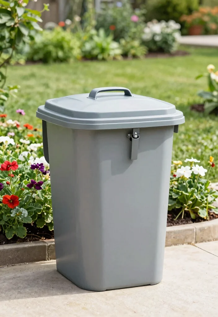 13 Smart Compost Bin Design Ideas to Build at Home 10. Compost Bin with a Lid 0