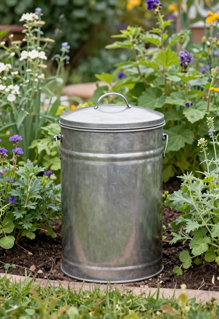13 Smart Compost Bin Design Ideas to Build at Home 6. Stylish Metal Compost Bin 0