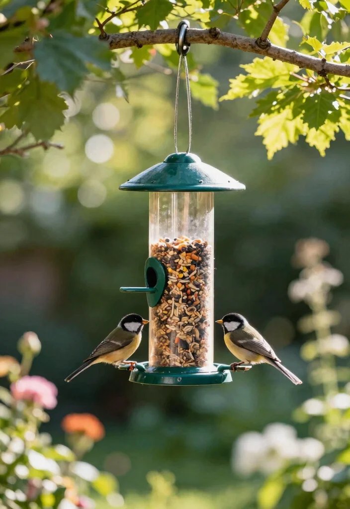 13 Unique Old Garden Hose Ideas Upcycle Projects DIY 4. Hose Bird Feeder 0