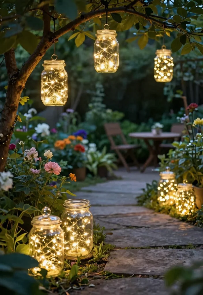 15 Beautiful Outdoor Lantern Decor Inspiration Photos 1 15 Beautiful Outdoor Lantern Decor Inspiration Photos 1. Whimsical Fairy Lights in Glass Jars 0
