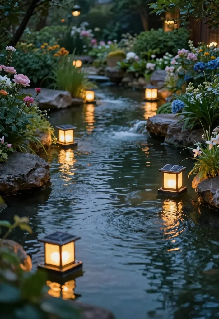 15 Beautiful Outdoor Lantern Decor Inspiration Photos 13 15 Beautiful Outdoor Lantern Decor Inspiration Photos 13. Solar Powered Lanterns in Water Features 0