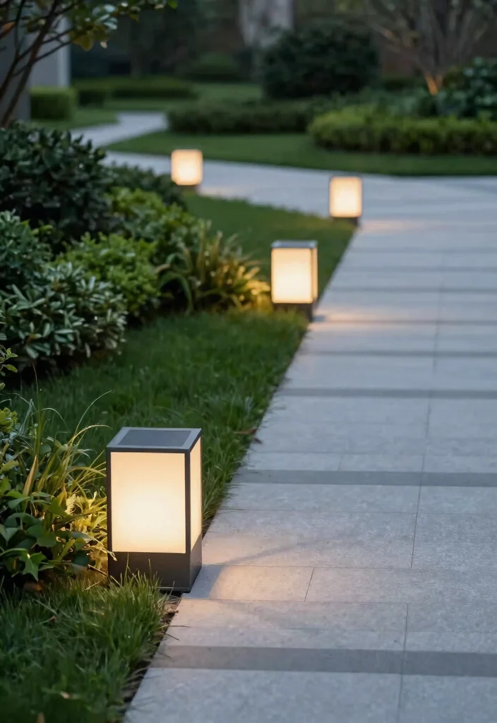 15 Beautiful Outdoor Lantern Decor Inspiration Photos 5 15 Beautiful Outdoor Lantern Decor Inspiration Photos 5. Minimalist Solar Lanterns Along Pathways 0