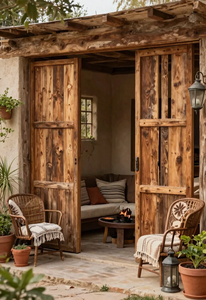 15 Beautiful Screen Enclosure Ideas Patio Upgrades Must See 3. Rustic Charm with Wood Slat Screens 0