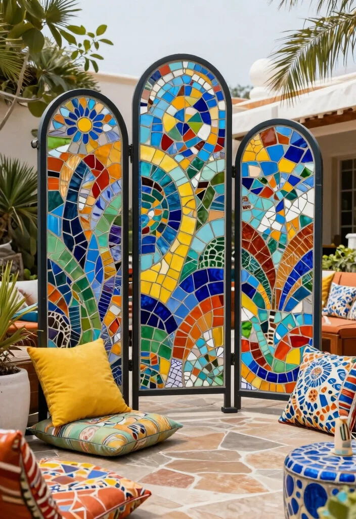 15 Beautiful Screen Enclosure Ideas Patio Upgrades Must See 9. Artistic Mosaic Screens 0