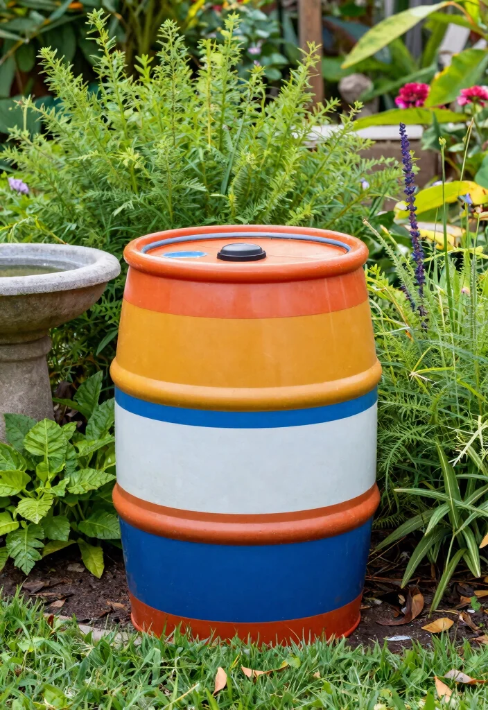 15 Beautiful Unique Rain Barrel Designs That Look Like Decor 15 15 Beautiful Unique Rain Barrel Designs That Look Like Decor 15. Eco Friendly Recycled Barrel 0