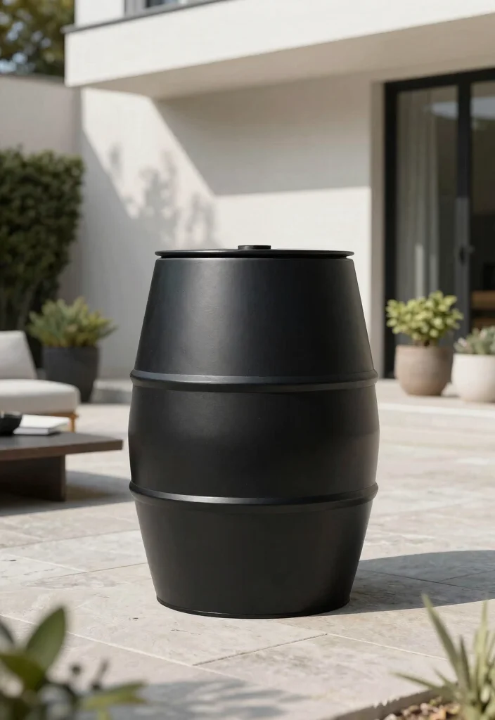 15 Beautiful Unique Rain Barrel Designs That Look Like Decor 3 15 Beautiful Unique Rain Barrel Designs That Look Like Decor 3. Modern Geometric Barrel 0