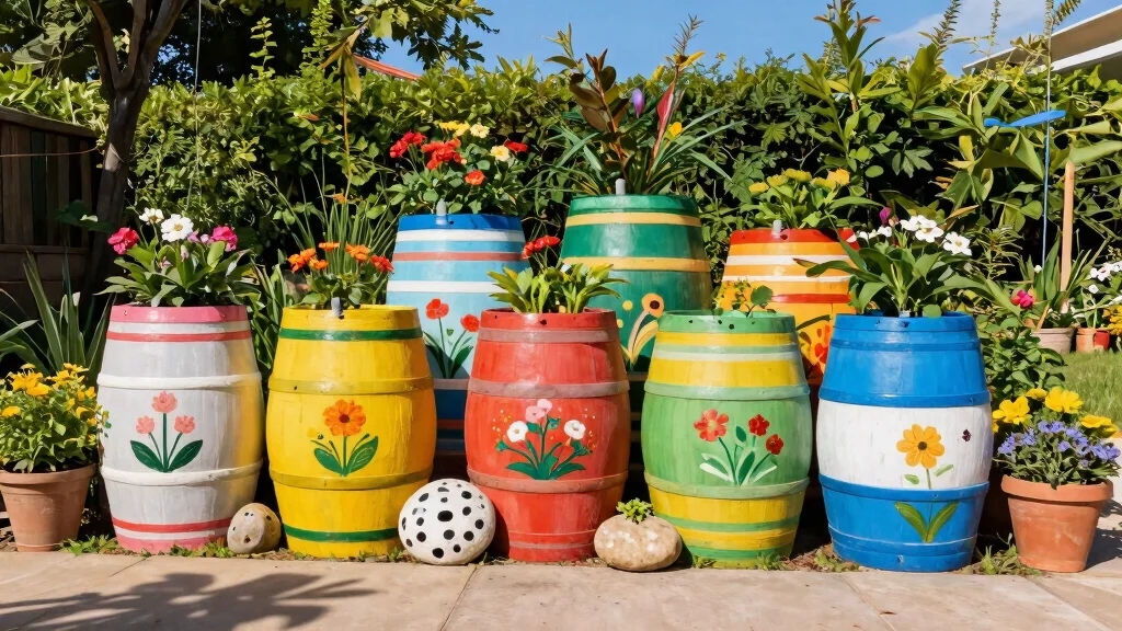 15 Beautiful Unique Rain Barrel Designs That Look Like Decor