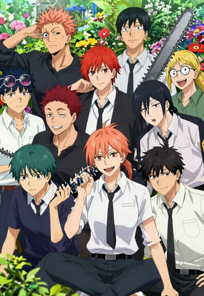 15 Best Chainsaw Man Wallpaper Backgrounds High Resolution 13. Chainsaw Man Group Scenes 0