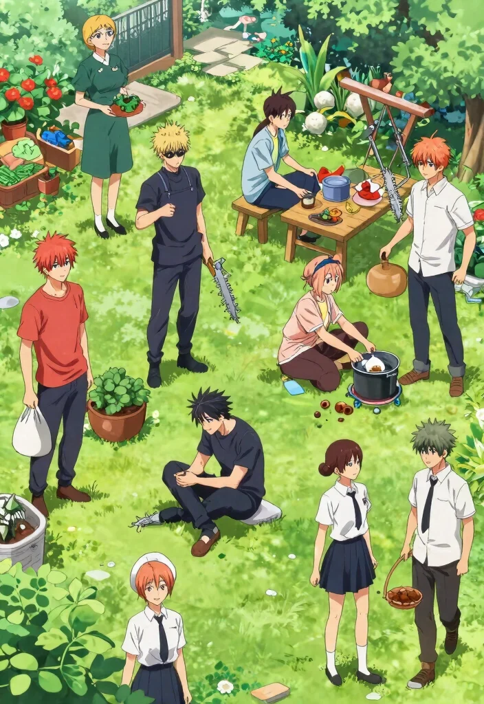 15 Best Chainsaw Man Wallpaper Backgrounds High Resolution 14. Chainsaw Man in Everyday Life 0