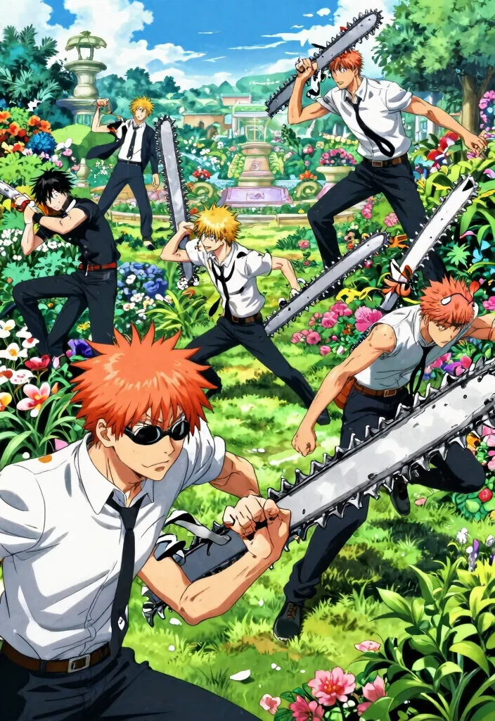 15 Best Chainsaw Man Wallpaper Backgrounds High Resolution 9. Dynamic Chainsaw Man Landscapes 0