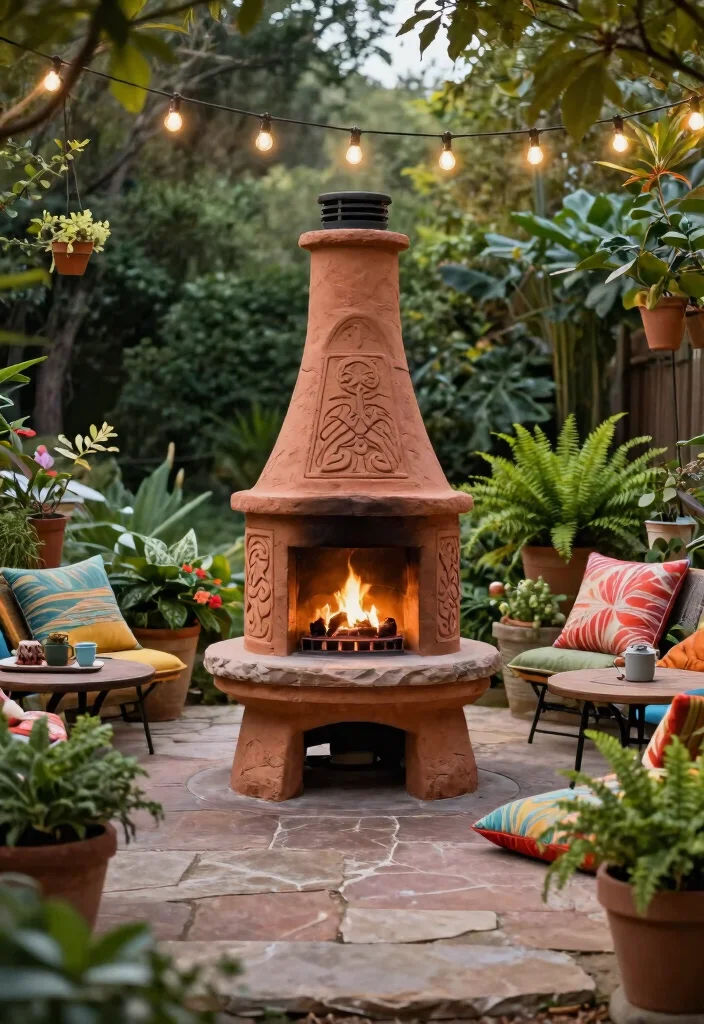 15 Best Chiminea Fire Pit Ideas for Outdoor Entertaining 1 15 Best Chiminea Fire Pit Ideas for Outdoor Entertaining 1. Classic Clay Chiminea 0