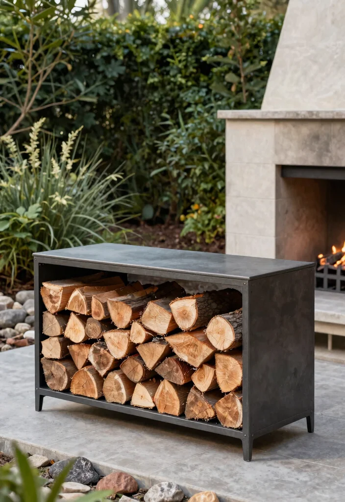 15 Best Chiminea Fire Pit Ideas for Outdoor Entertaining 10 15 Best Chiminea Fire Pit Ideas for Outdoor Entertaining 10. Firewood Storage Solutions 0