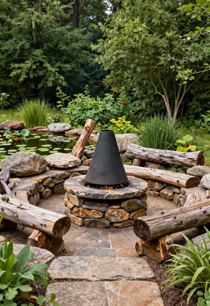 15 Best Chiminea Fire Pit Ideas for Outdoor Entertaining 7 15 Best Chiminea Fire Pit Ideas for Outdoor Entertaining 7. Nature Inspired Decor Around the Chiminea 0