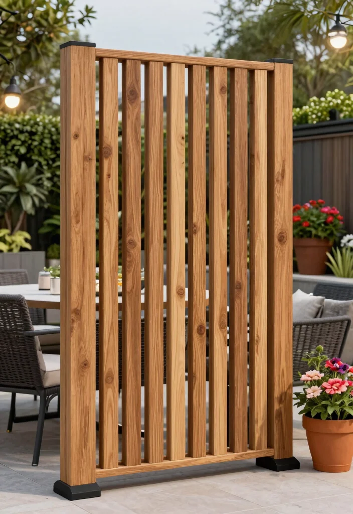 15 Best Porch Screen Ideas for Patio Privacy 10. Composite Privacy Screens 0