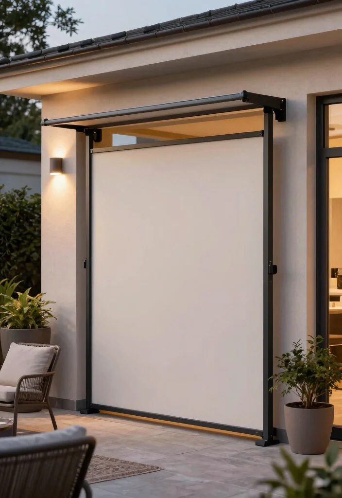 15 Best Porch Screen Ideas for Patio Privacy 12. Retractable Privacy Screens 0