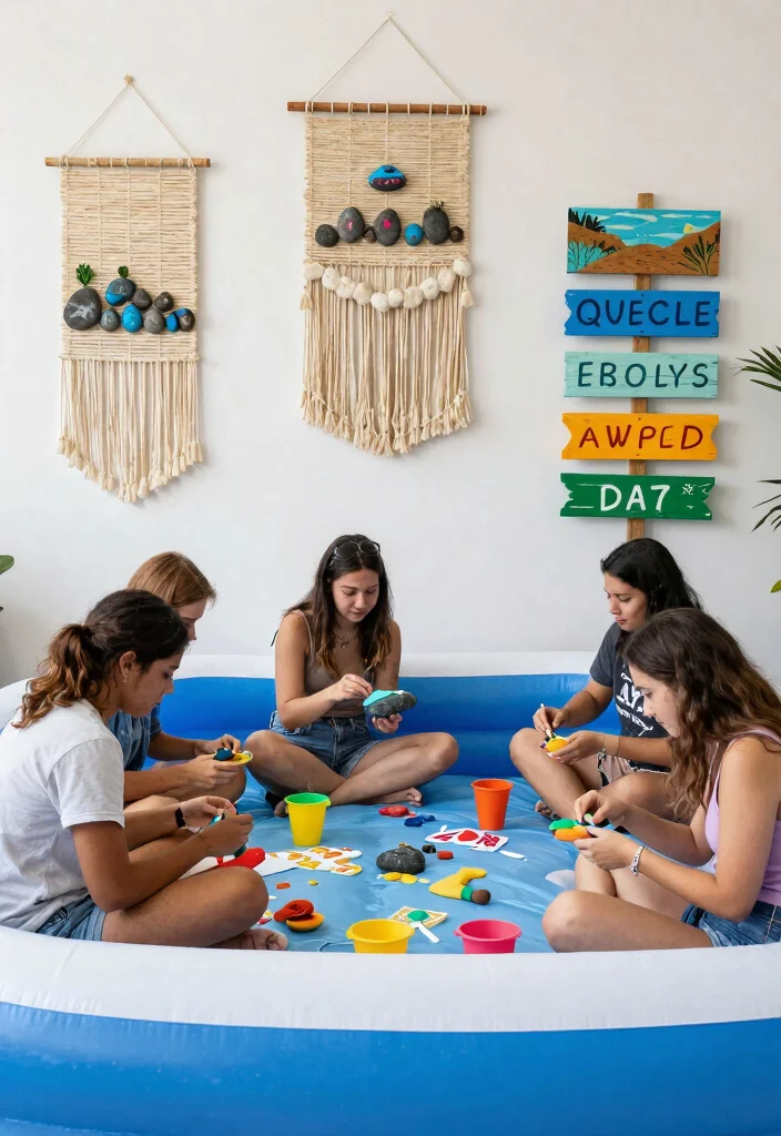 15 Chic Inflatable Pool Ideas for Boho Backyard Decor 10 15 Chic Inflatable Pool Ideas for Boho Backyard Decor 10. Creative DIY Decor 0