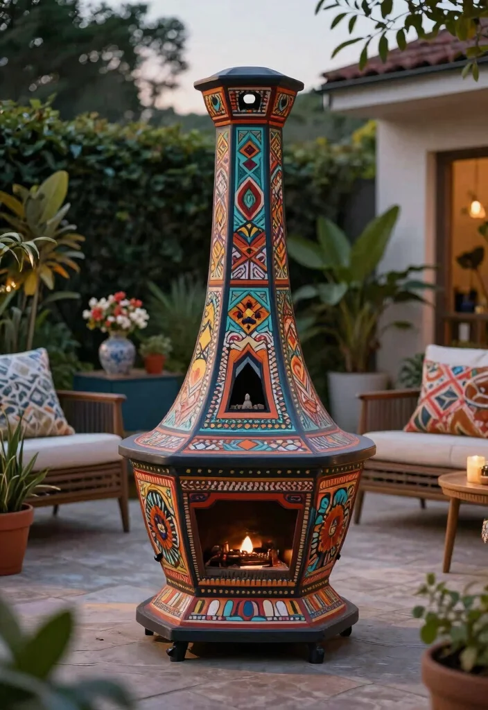 15 Classic Wood Burning Chiminea Ideas Real Fire Vibe 7. Custom Made Chiminea Designs 0