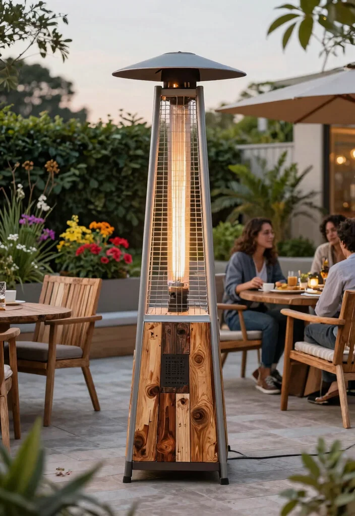 15 Cozy Patio Heater Ideas to Extend Your Outdoor Season 6 15 Cozy Patio Heater Ideas to Extend Your Outdoor Season 6. Recycled Material Patio Heaters 0