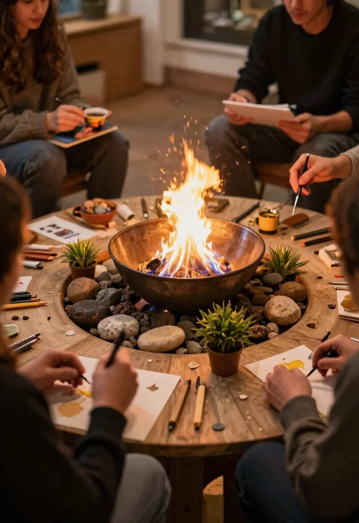 15 Cozy Table Top Fire Pit Ideas for Small Patios Warm Vibe 11. Simple DIY Fire Pit Ideas 0