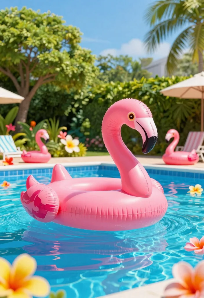 15 Cute Inflatable Pool Float Collection Ideas for Summer Fun 1 15 Cute Inflatable Pool Float Collection Ideas for Summer Fun 1. Tropical Flamingo Float 0