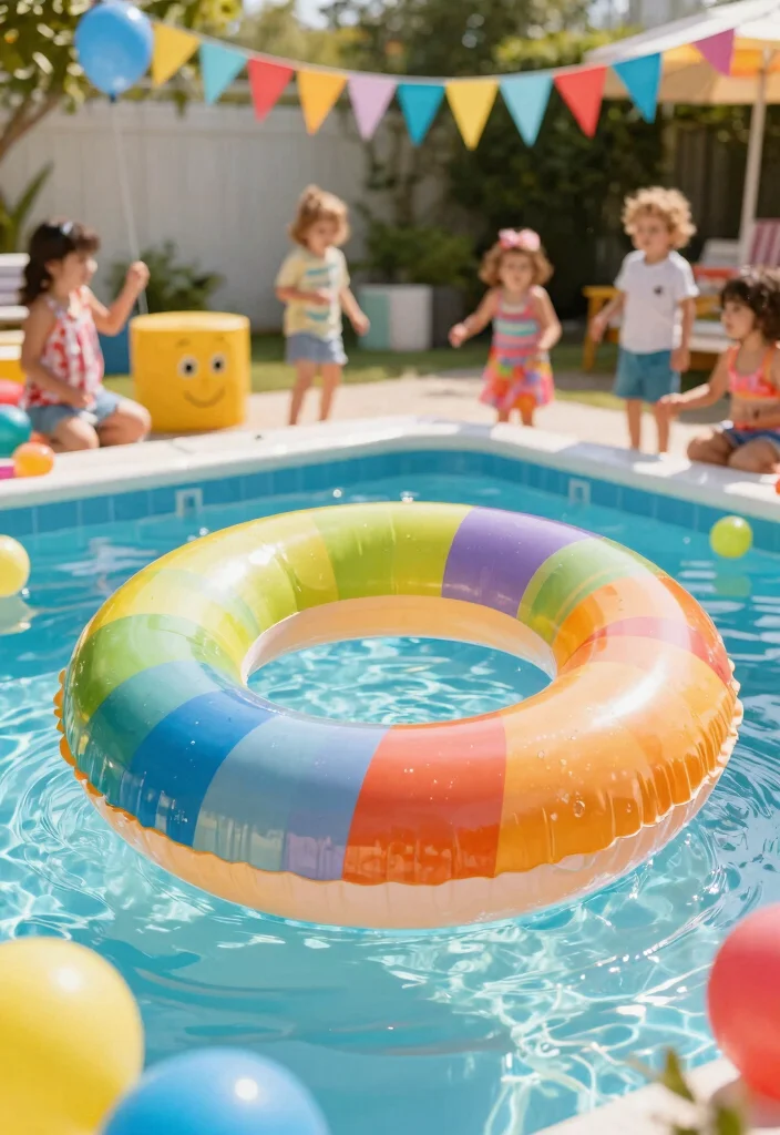 15 Cute Inflatable Pool Float Collection Ideas for Summer Fun 12 15 Cute Inflatable Pool Float Collection Ideas for Summer Fun 12. Rainbow Striped Ring Float 0