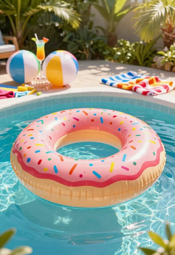 15 Cute Inflatable Pool Float Collection Ideas for Summer Fun 2 15 Cute Inflatable Pool Float Collection Ideas for Summer Fun 2. Sweet Donut Float 0