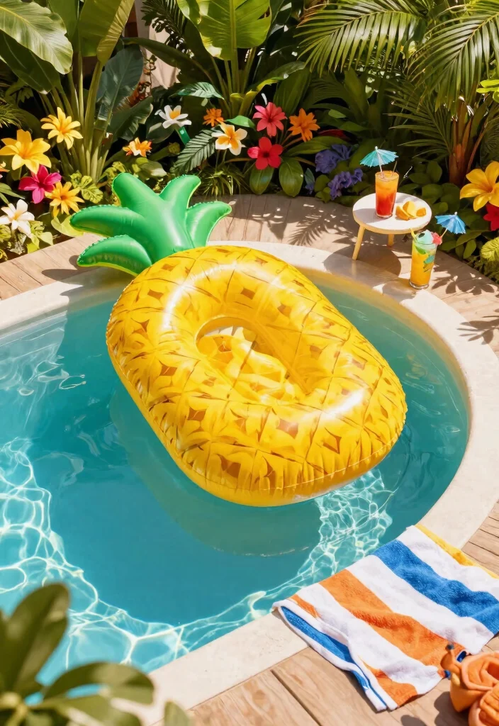 15 Cute Inflatable Pool Float Collection Ideas for Summer Fun 4 15 Cute Inflatable Pool Float Collection Ideas for Summer Fun 4. Adorable Pineapple Float 0