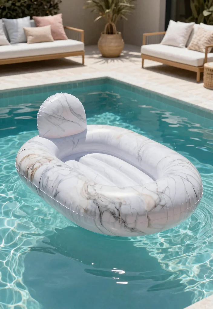 15 Cute Inflatable Pool Float Collection Ideas for Summer Fun 9 15 Cute Inflatable Pool Float Collection Ideas for Summer Fun 9. Stylish Marble Float 0