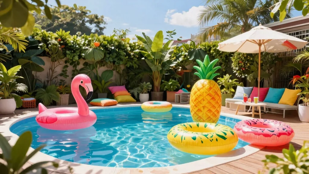 15 Cute Inflatable Pool Float Collection Ideas for Summer Fun