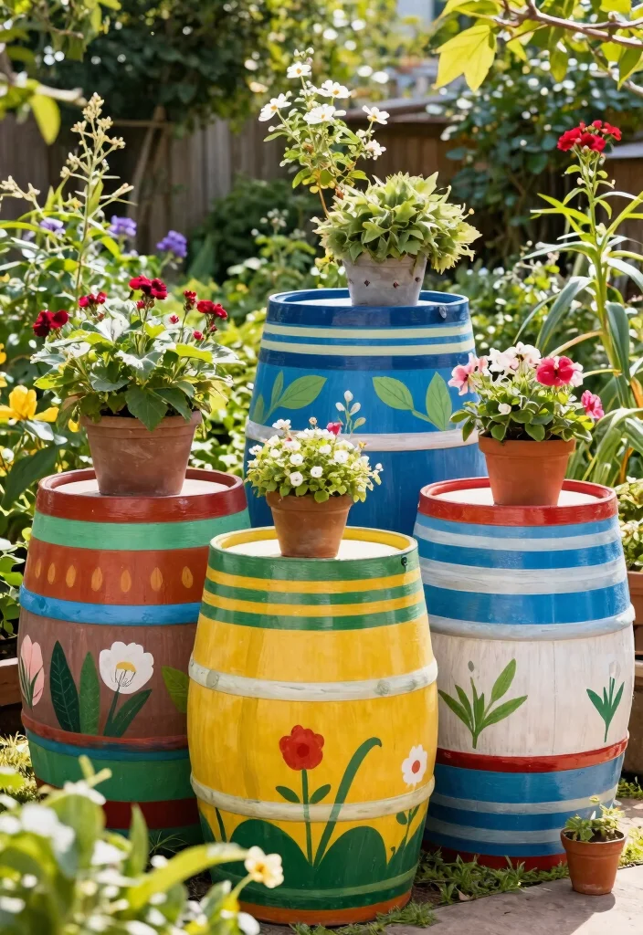 15 Cute Rain Barrel Painting Ideas to Hide Ugly Plastic 16 15 Cute Rain Barrel Painting Ideas to Hide Ugly Plastic Conclusion 0