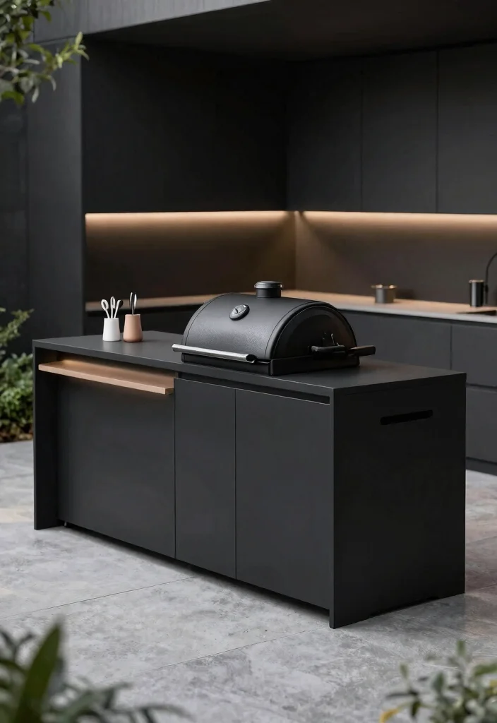 15 Dreamy Kamado Grill Island Ideas for Luxury Patios 2 15 Dreamy Kamado Grill Island Ideas for Luxury Patios 2. Contemporary Minimalism 0