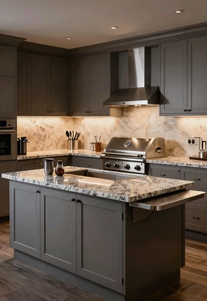 15 Dreamy Kamado Grill Island Ideas for Luxury Patios 8 15 Dreamy Kamado Grill Island Ideas for Luxury Patios 8. High End Finishes 0