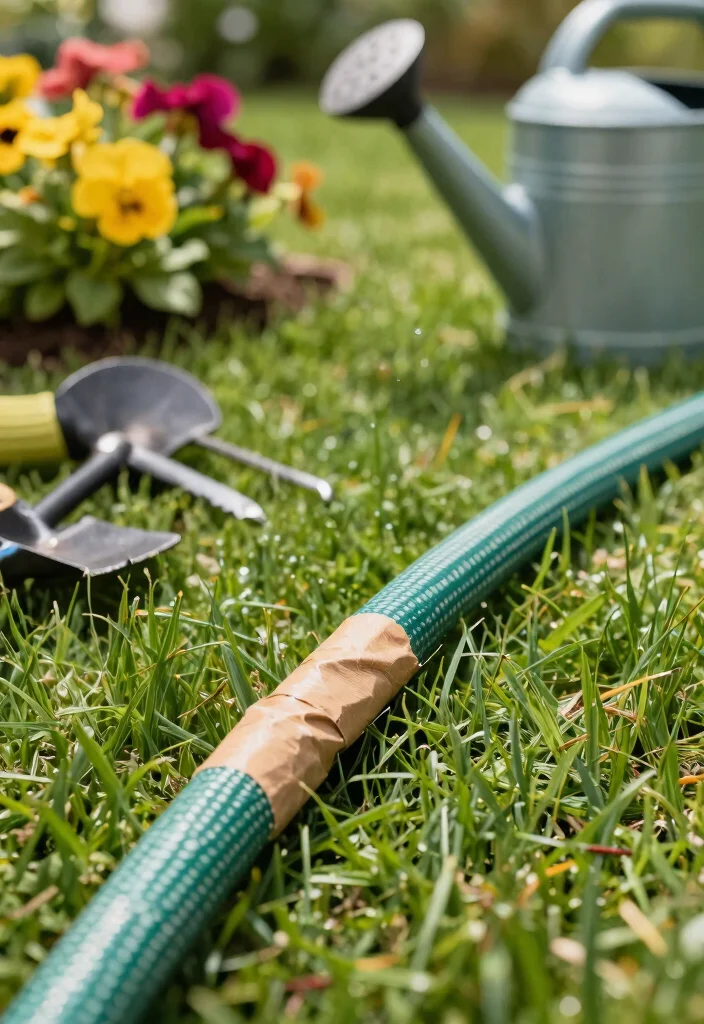 15 Life Changing Garden Hose Hacks Every Gardener Needs 11. Quick Repair Hack with Duct Tape 0