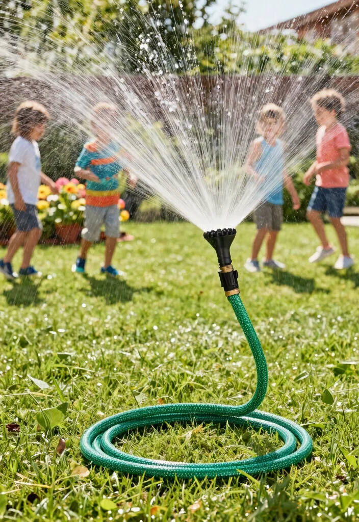 15 Life Changing Garden Hose Hacks Every Gardener Needs 5. Create a Garden Hose Sprinkler 0