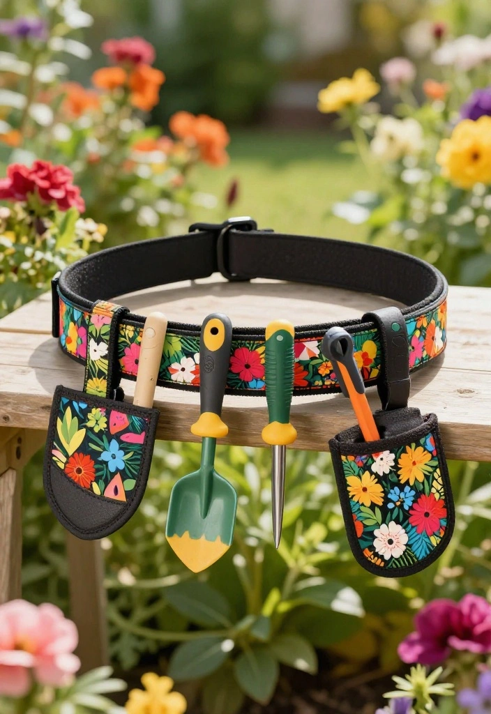 15 Pro Craftsmen Tool Belt Inspiration Setups Work Faster 10. Stylish Printed Tool Belt 0