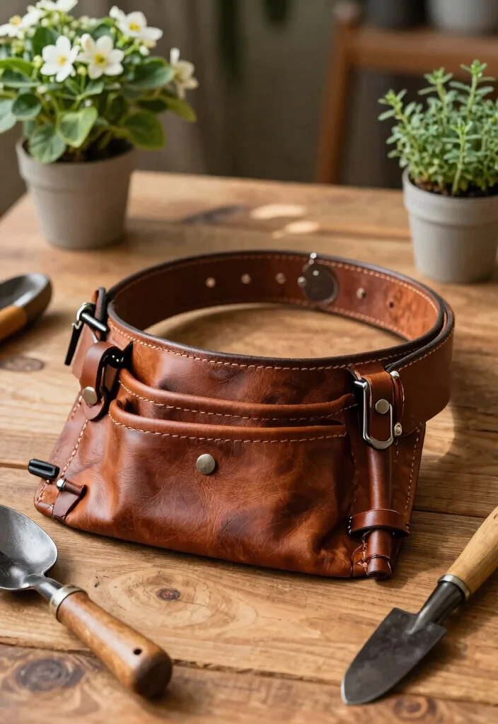 15 Pro Craftsmen Tool Belt Inspiration Setups Work Faster 4. Leather Tool Belt for a Luxe Feel 0