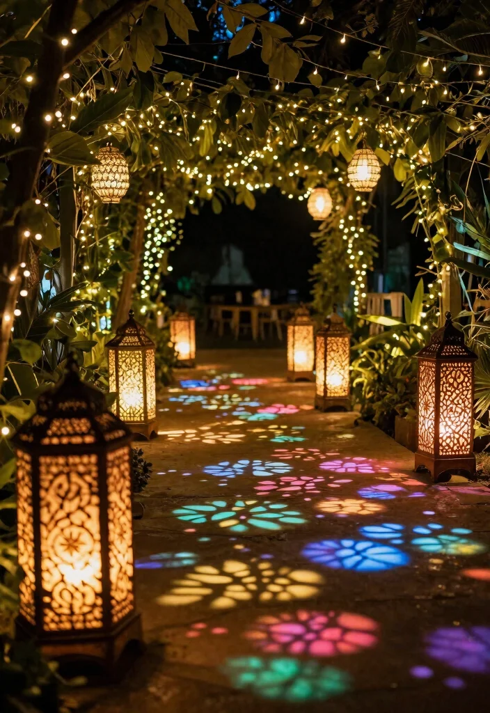15 Romantic Outdoor Wedding Lantern Inspiration Fairy Tale 13. Creative Lantern Lighting Designs 0