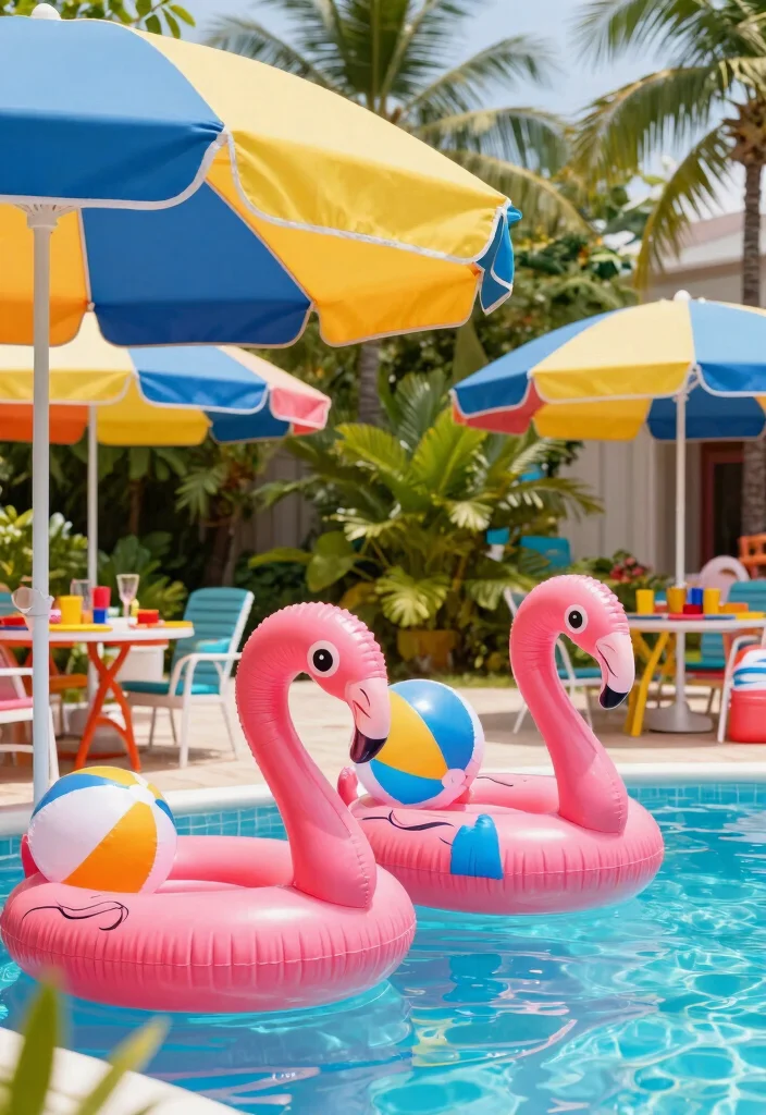15 Stunning Inflatable Pool Deck Ideas Make It Look Built In 15. Themed Decor 0