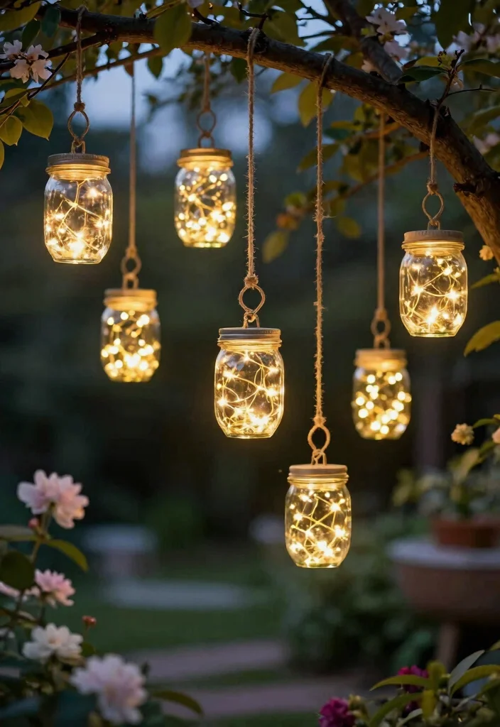 17 Relaxing Outdoor Patio Lantern Ideas for Evening Dinners 1 17 Relaxing Outdoor Patio Lantern Ideas for Evening Dinners 1. Hanging Mason Jar Lanterns 0