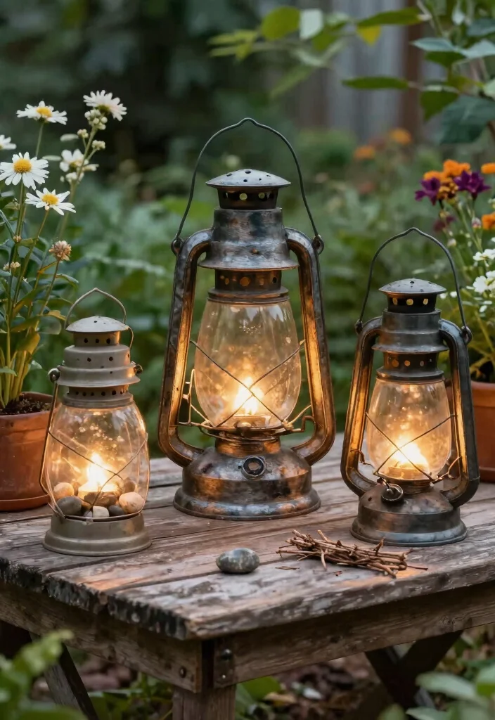 17 Relaxing Outdoor Patio Lantern Ideas for Evening Dinners 11 17 Relaxing Outdoor Patio Lantern Ideas for Evening Dinners 11. Lanterns with Natural Elements 0