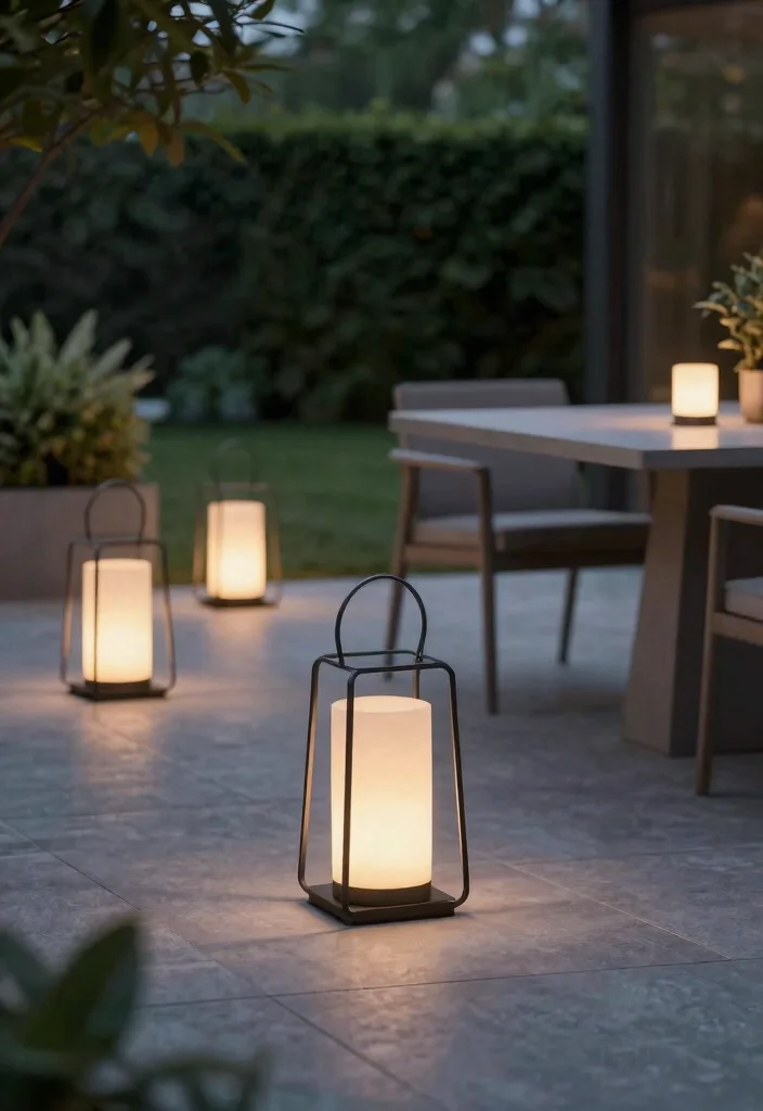 17 Relaxing Outdoor Patio Lantern Ideas for Evening Dinners 16 17 Relaxing Outdoor Patio Lantern Ideas for Evening Dinners 16. Minimalist Scandinavian Lanterns 0