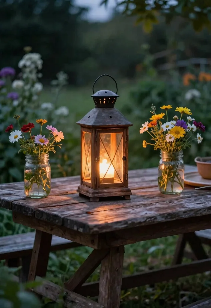 17 Relaxing Outdoor Patio Lantern Ideas for Evening Dinners 6 17 Relaxing Outdoor Patio Lantern Ideas for Evening Dinners 6. Rustic Wooden Lanterns 0