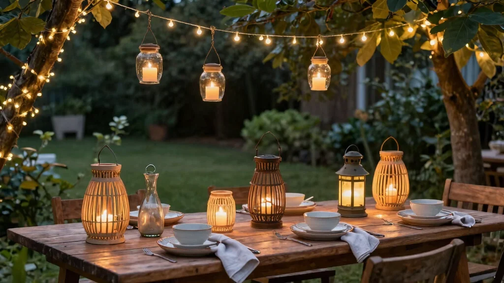 17 Relaxing Outdoor Patio Lantern Ideas for Evening Dinners