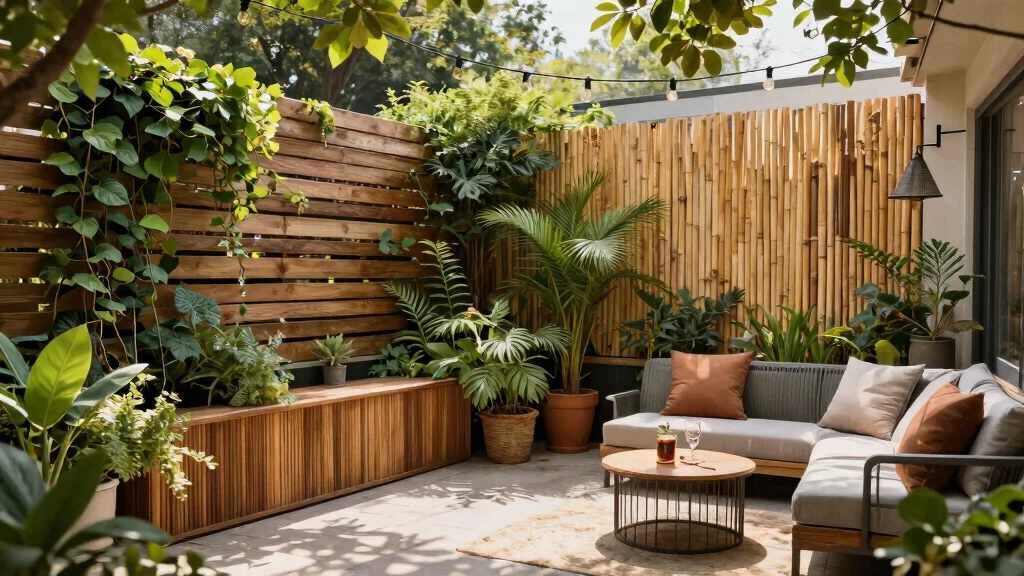 17 Stylish Outdoor Patio Barrier Ideas for Wind Protection