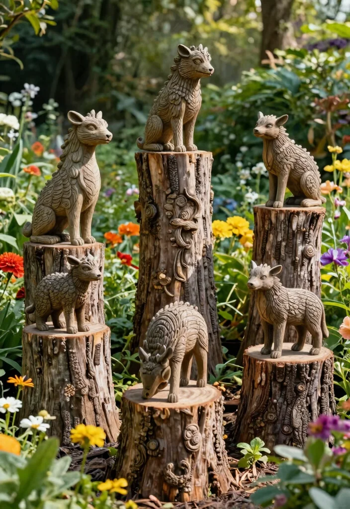 21 Amazing Chainsaw Carving Ideas for Stunning Garden Art 11 21 Amazing Chainsaw Carving Ideas for Stunning Garden Art 11. Intricate Tree Stump Carvings 0