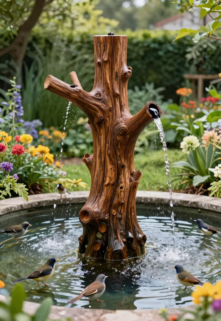 21 Amazing Chainsaw Carving Ideas for Stunning Garden Art 13 21 Amazing Chainsaw Carving Ideas for Stunning Garden Art 13. Unique Garden Fountains 0