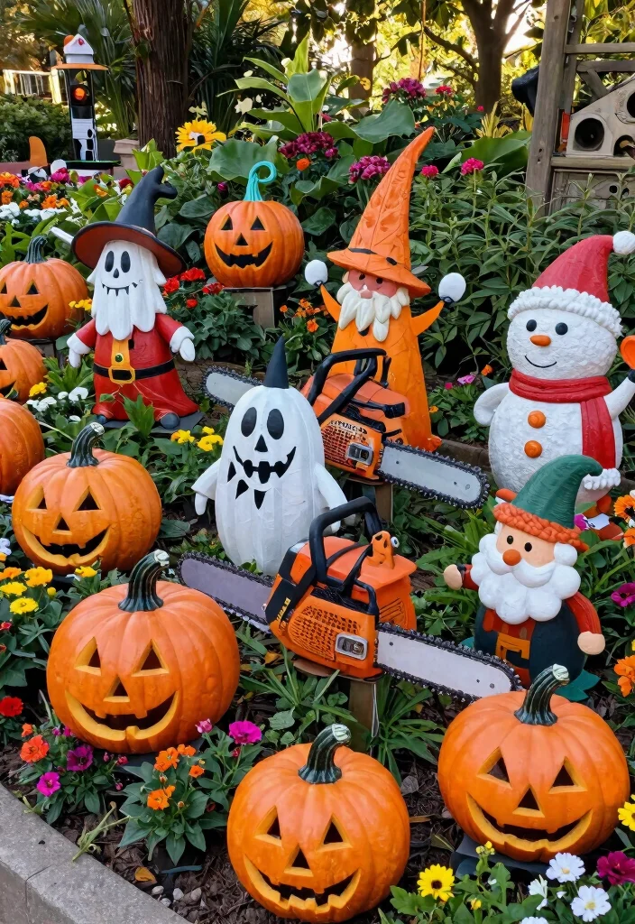 21 Amazing Chainsaw Carving Ideas for Stunning Garden Art 15 21 Amazing Chainsaw Carving Ideas for Stunning Garden Art 15. Festive Seasonal Decorations 0