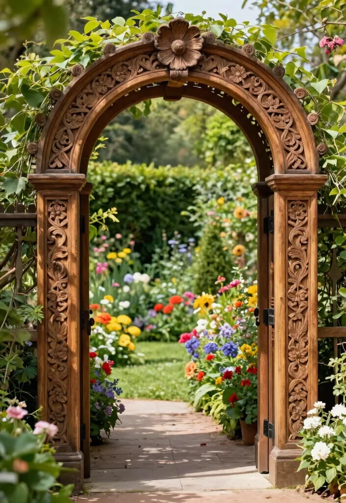 21 Amazing Chainsaw Carving Ideas for Stunning Garden Art 18 21 Amazing Chainsaw Carving Ideas for Stunning Garden Art 18. Elegant Garden Arches 0