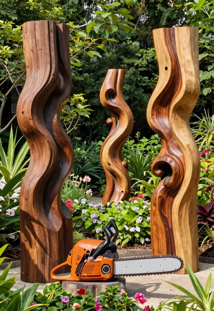 21 Amazing Chainsaw Carving Ideas for Stunning Garden Art 20 21 Amazing Chainsaw Carving Ideas for Stunning Garden Art 20. Surreal Abstract Art 0